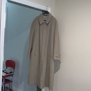 Men’s beige winter long coat